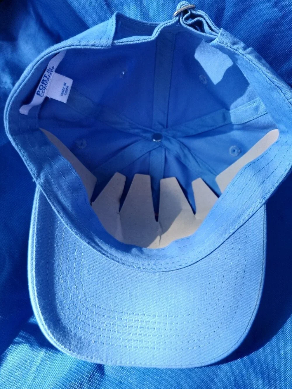 Blue Cat Embroidered Baseball Cap - Hey Cutie